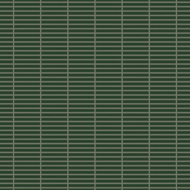 Ceramic mesh mosaic for bathroom or kitchen 29.5 cm x 29.0 cm - Emerald matte