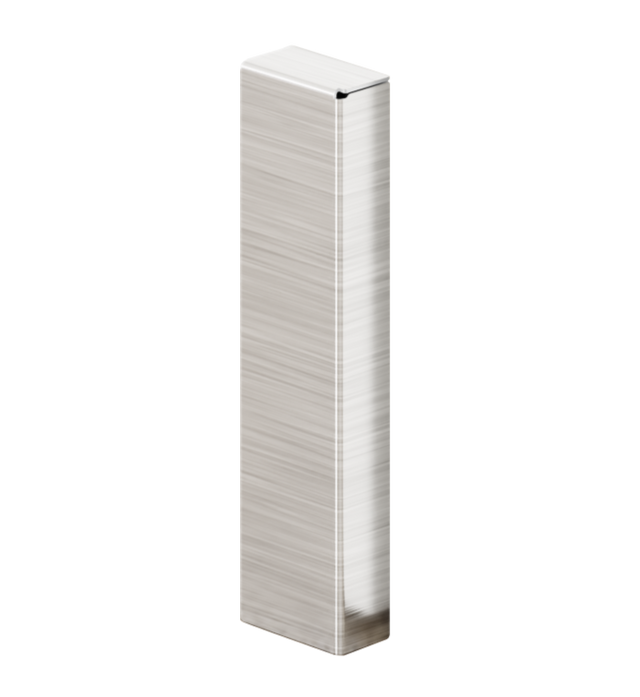 Battiscopa FC e accessori in acciaio 270 cm - Argento Satinato