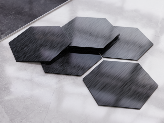 Wall decorations, Black brush - 12 cm x 14 cm