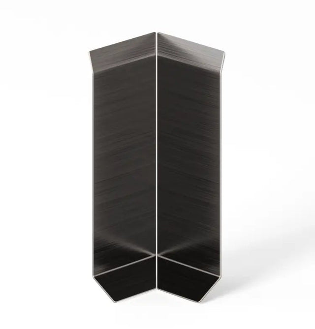 Skirting Board F and accessories in steel 270 cm - Satin black