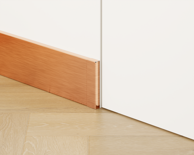 Battiscopa FC e accessori in acciaio 270 cm - Rame Satinato