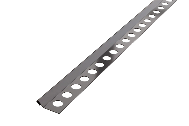 Decorative Rs rectified angled profile in stainless steel - Gunmetal