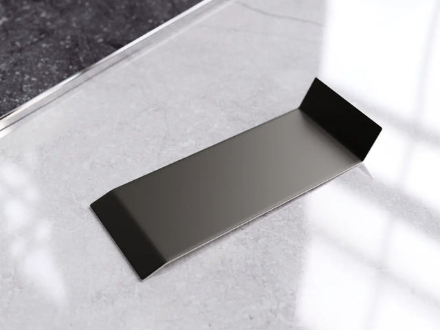 Zócalo F y accesorios en acero 270 cm - Negro mate pintura en polvo RAL 9005