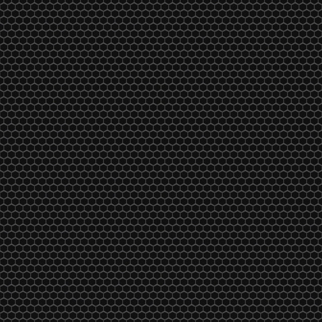 Mosaik aus Keramik auf Netz für Bad und Küche aus Keramik 30 cm x 26 cm - Mattschwarzes Bienenstockdesign