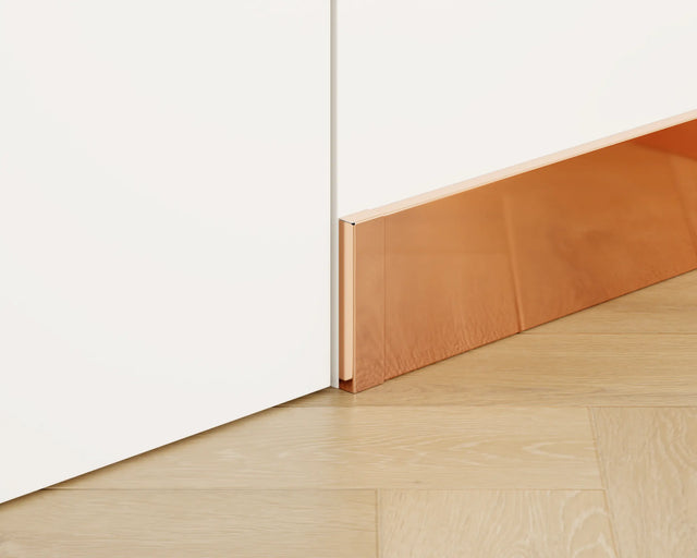 FC Sockelleiste und Zubehör aus Stahl 270 cm - Poliertes Kupfer