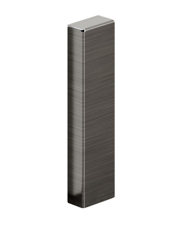 FC Sockelleiste und Zubehör aus Stahl 270 cm - Satin Schwarz