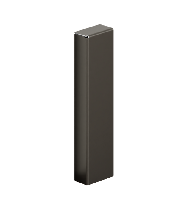 FC Sockelleisten und Zubehör aus Stahl 270 cm - Matt Schwarz Pulverbeschichtung RAL 9005