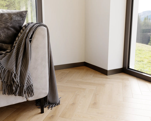 FC Sockelleisten und Zubehör aus Stahl 270 cm - Matt Schwarz Pulverbeschichtung RAL 9005