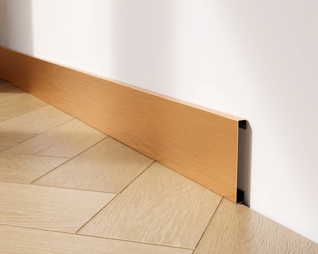 Battiscopa FC e accessori in acciaio 270 cm - Rame Satinato