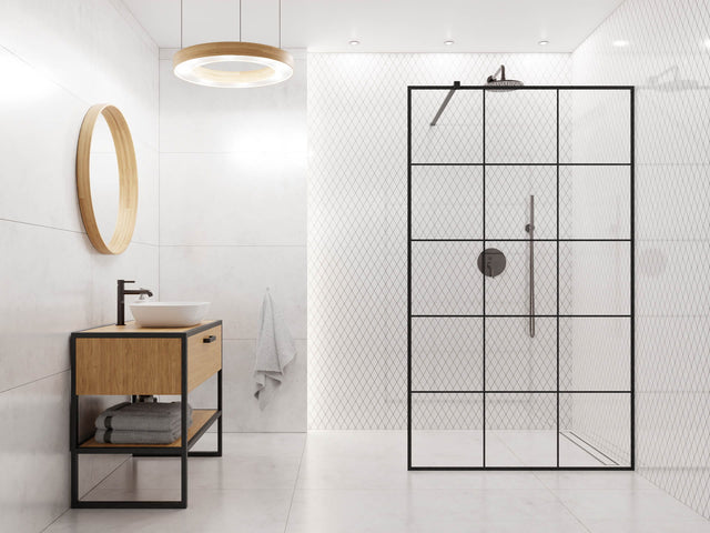 Porcelain mosaic on mesh for bathroom or kitchen 29.2 cm x 25 cm – White sugar odyssey