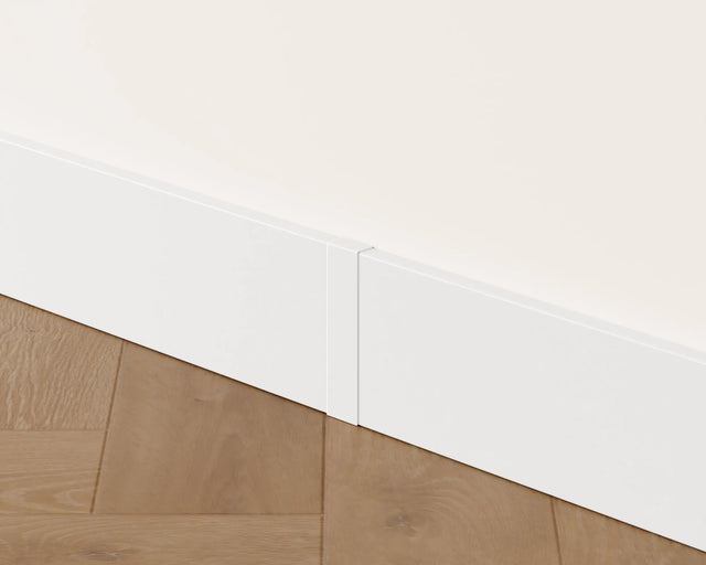 FC skirting boards and accessories in steel 270 cm - Matte White powder coating