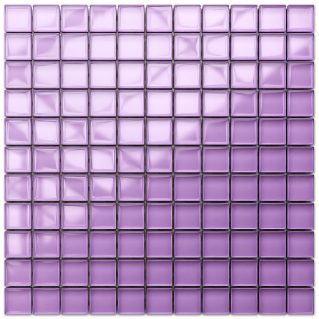 Glass mosaic on mesh for bathroom or kitchen 30 x 30 cm - Ver Sacrum