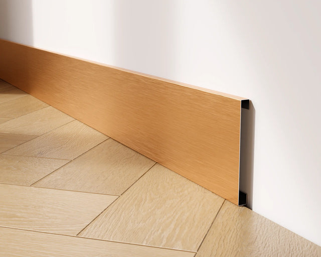 Battiscopa FC e accessori in acciaio 270 cm - Rame Satinato