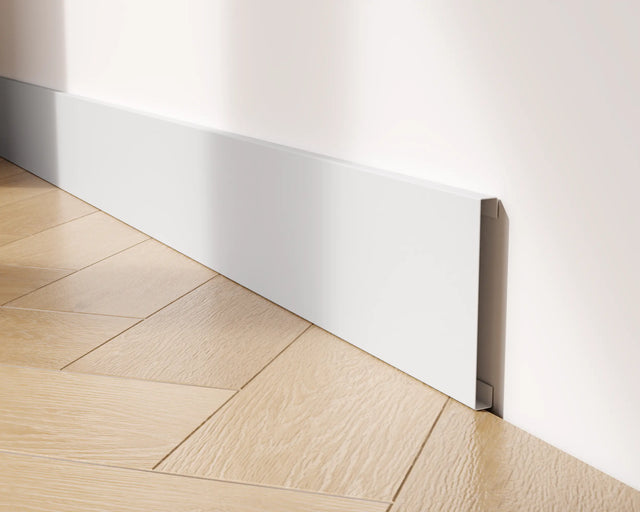 FC skirting boards and accessories in steel 270 cm - Matte White powder coating