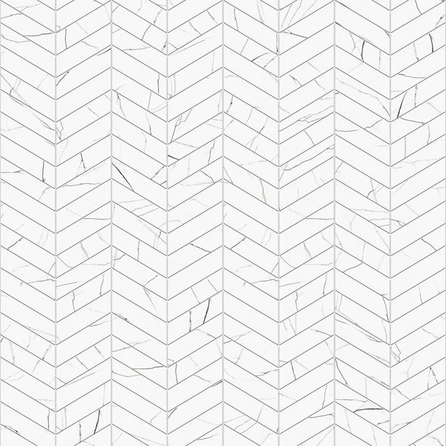 Mosaic in gres on net for bathroom or kitchen 24.6 cm x 25.2 cm - Marble spruce