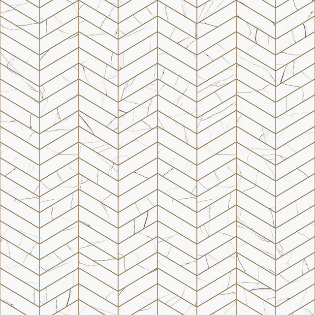 Mosaic in gres on net for bathroom or kitchen 24.6 cm x 25.2 cm - Marble spruce