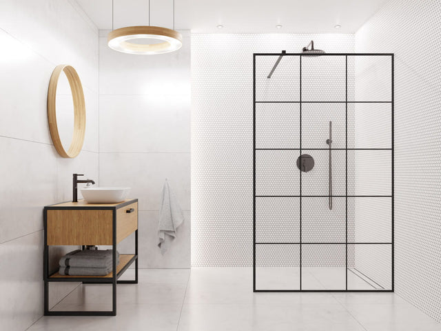 Mosaico in ceramica su rete per bagno e cucina in ceramica 30 cm x 26 cm - Matt white hive