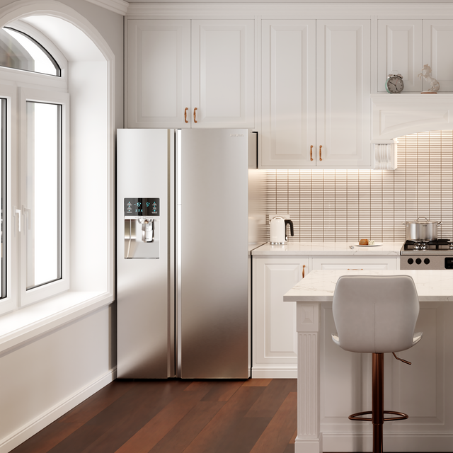 Mosaik aus Keramiknetz für Bad oder Küche 29,0 cm x 28,2 cm - Mini White Plain