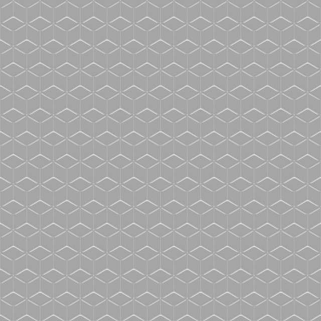 Glass mosaic on mesh for bathroom or kitchen 30.5 cm x 26.5 cm - Silver geometric cubes