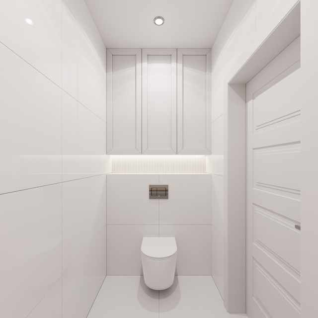 Mosaico in ceramica su rete per bagno o cucina  27.0 cm x 28.0 cm - Gloss white chevron