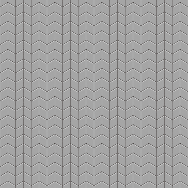 Glass mosaic on mesh for bathroom or kitchen 26.5 cm x 30.5 cm - Magic silver chevron