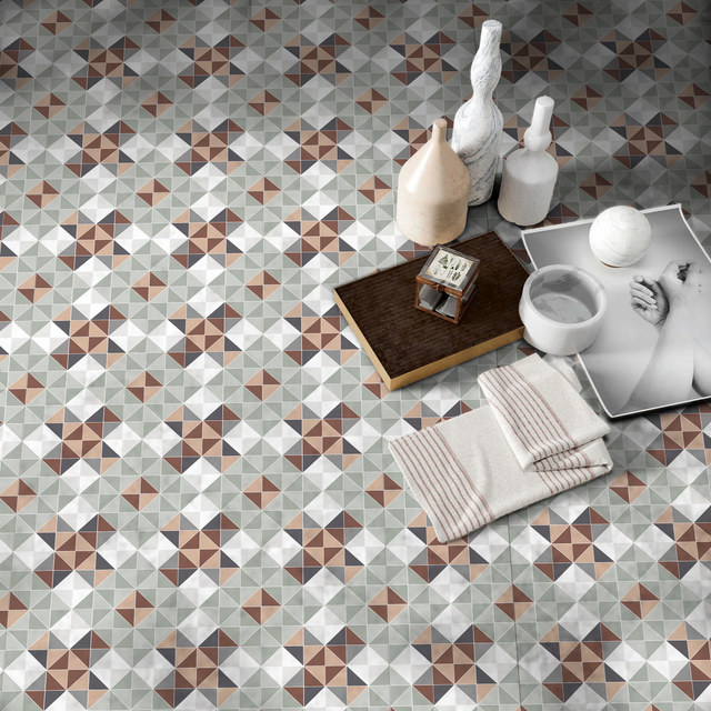 Piastrella decorativa in gres porcellanato 20 cm x 20 cm, classe I - Victorian era