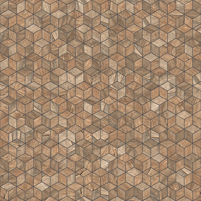 Mosaico in gres su rete per bagno o cucina 30.5 cm x 26.5 cm - Wood panic