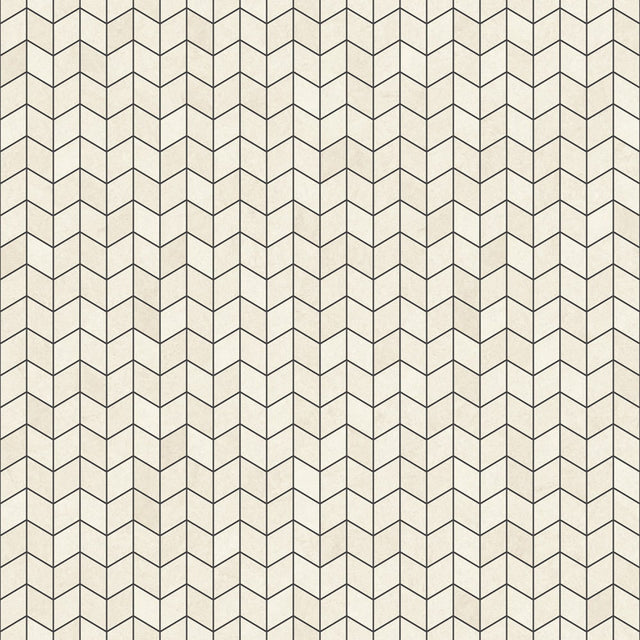 Mosaico in gres su rete per bagno o cucina 26.5 cm x 30.5 cm - Beige slate