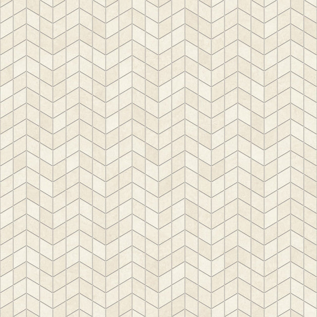 Mosaico de gres sobre malla para baño o cocina 17.2 cm x 29.8 cm - White arrow