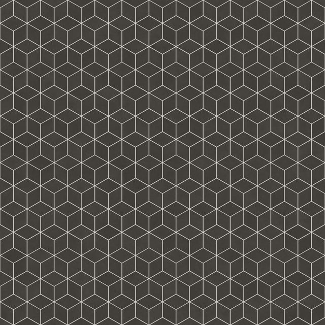 Stoneware mosaic on mesh for bathroom or kitchen 30.5 cm x 26.5 cm - Dark side