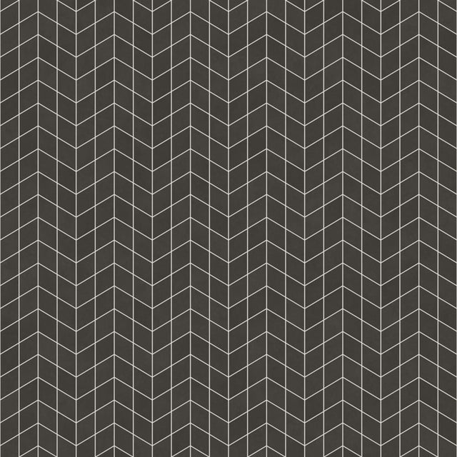 Porcelain mosaic on mesh for bathroom or kitchen 17.2 cm x 29.8 cm - Black arrow