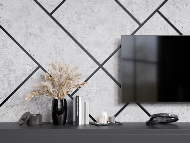 Striscia decorativa autoadesiva, 6 m - Nero satinato