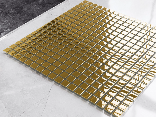 Mosaico su rete in vetro per bagno o cucina 30 cm x 30 cm - Minimalist