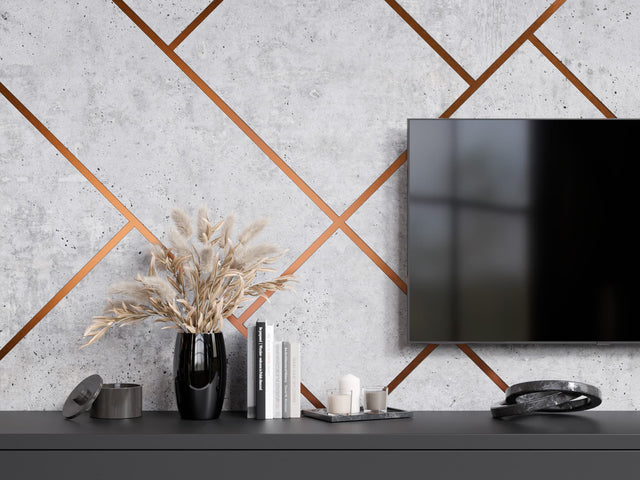 Bande décorative autocollante, 6 m - Cuivre satiné