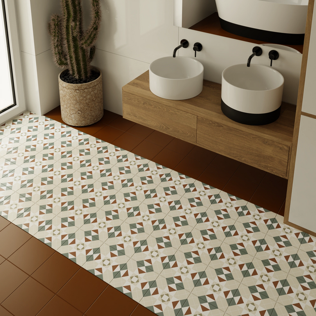 Carreau décoratif en grès cérame 20 cm x 20 cm, classe I - Euphoria