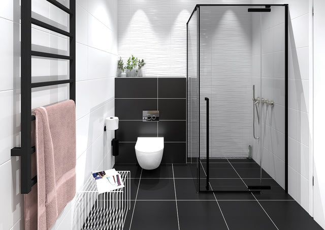 Baldosa rectificada para pared de uso interno 30 cm x 60 cm bicocción - Super White Mate - Esp. 9mm