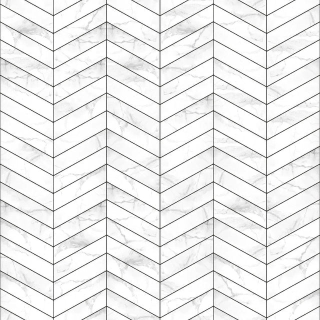 Ceramic mosaic on mesh for bathroom or kitchen 31.6 cm x 21.5 cm -Marble spruce