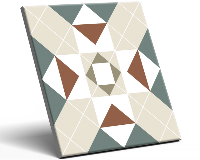 Piastrella decorativa in gres porcellanato 20 cm x 20 cm, classe I - Euphoria