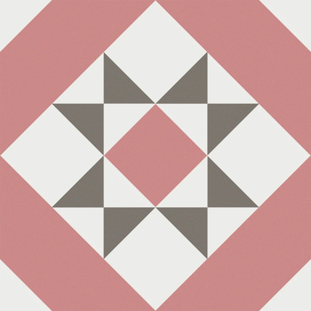 Piastrella decorativa in gres porcellanato 20 cm x 20 cm, classe I - Chinese rose