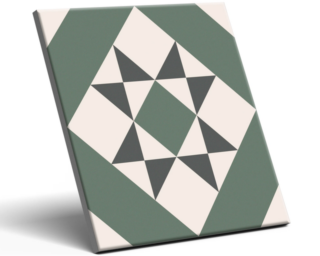 Piastrella decorativa in gres porcellanato 20 cm x 20 cm, classe I - Yucca plant