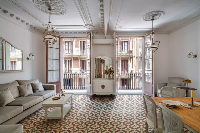 Decorative porcelain stoneware tile 20 cm x 20 cm, class I - Peony flower