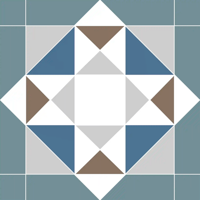 Piastrella decorativa in gres porcellanato 20 cm x 20 cm, classe I - Delphinium