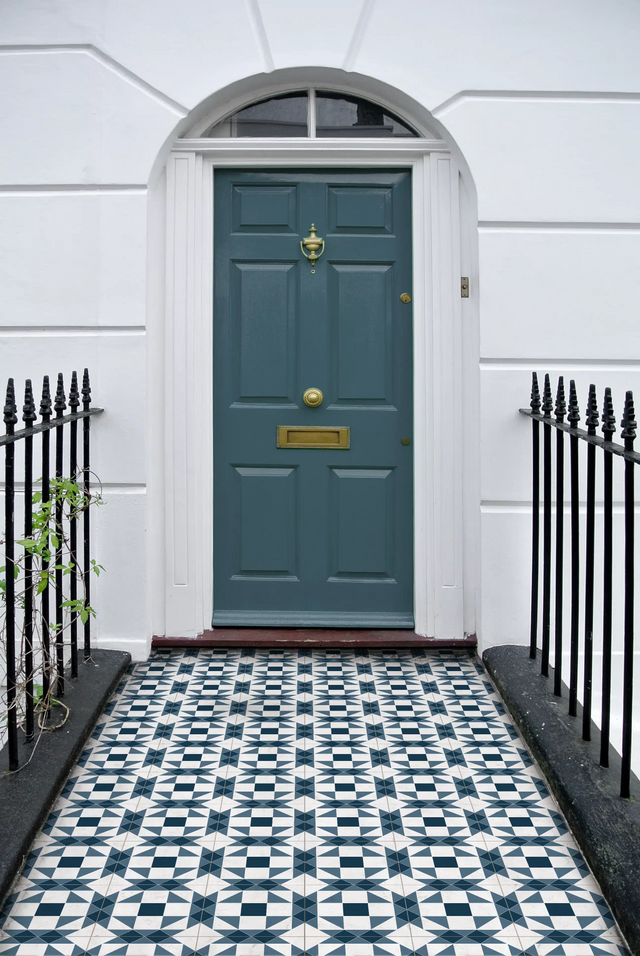 Azulejo decorativo de gres porcelánico 20 cm x 20 cm, clase I - Himalayan poppy