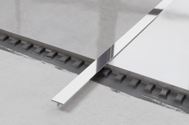 Profil décoratif Ts en acier inoxydable argent brillant rectifié