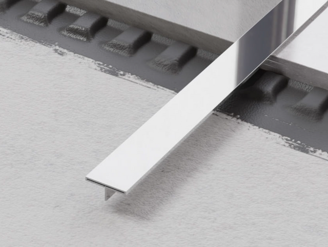Profil décoratif Ts en acier inoxydable argent brillant rectifié