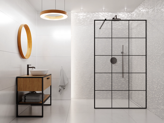 Mosaico in vetro su rete per bagno o cucina 29.9 cm x 30.5 cm - Cinderella