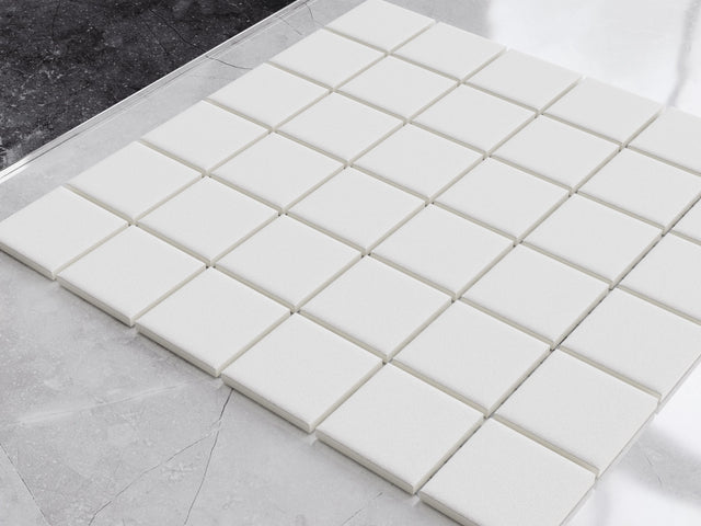 Mosaik aus Keramik auf Netz für Bad oder Küche 30,2 cm x 30,2 cm - Dolomiti