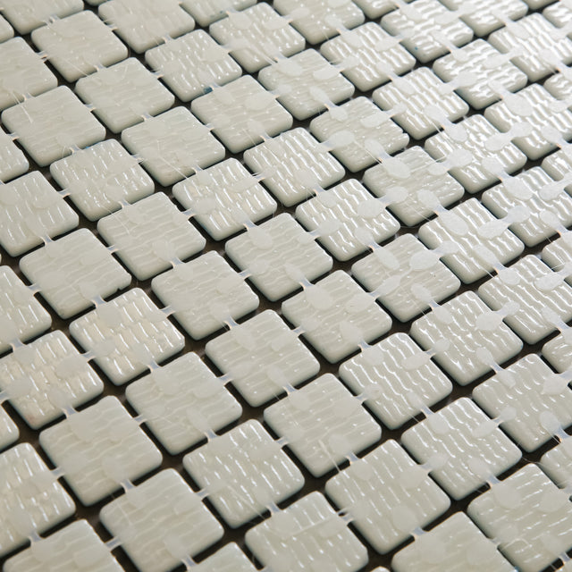 Mosaico in vetro pressato per piscine, bagni e saune 32.5 cm x 51.5 cm - Deep ocean