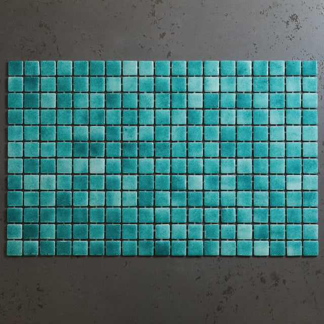 Mosaico in vetro pressato per piscine, bagni e saune 32.5 cm x 51.5 cm - Clear Water