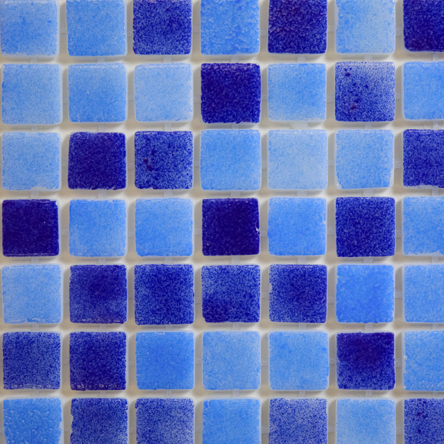 Mosaico in vetro pressato per piscine, bagni e saune 32.5 cm x 51.5 cm - Deep crystal